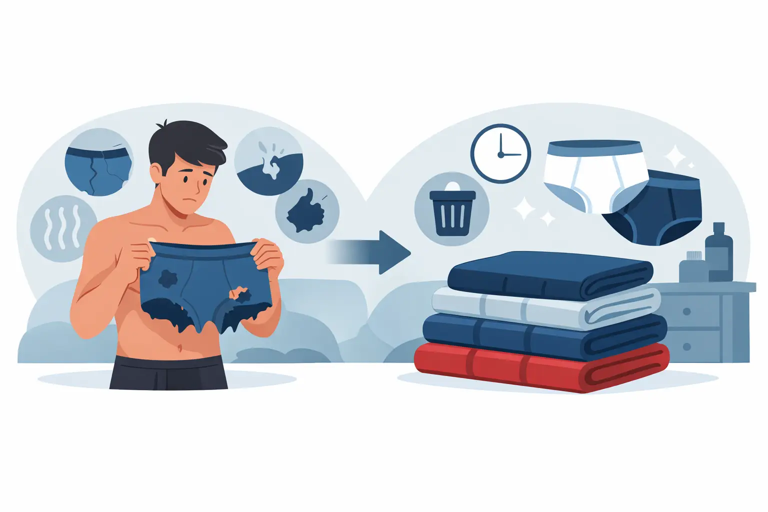 When Should Men Replace Underwear? 7 Clear Signs
